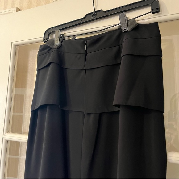 BCBG black Beverly peplum formal black tie maxi skirt - Picture 8 of 9